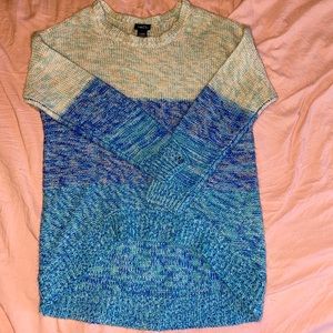 Colorful Multi-Tone Sweater